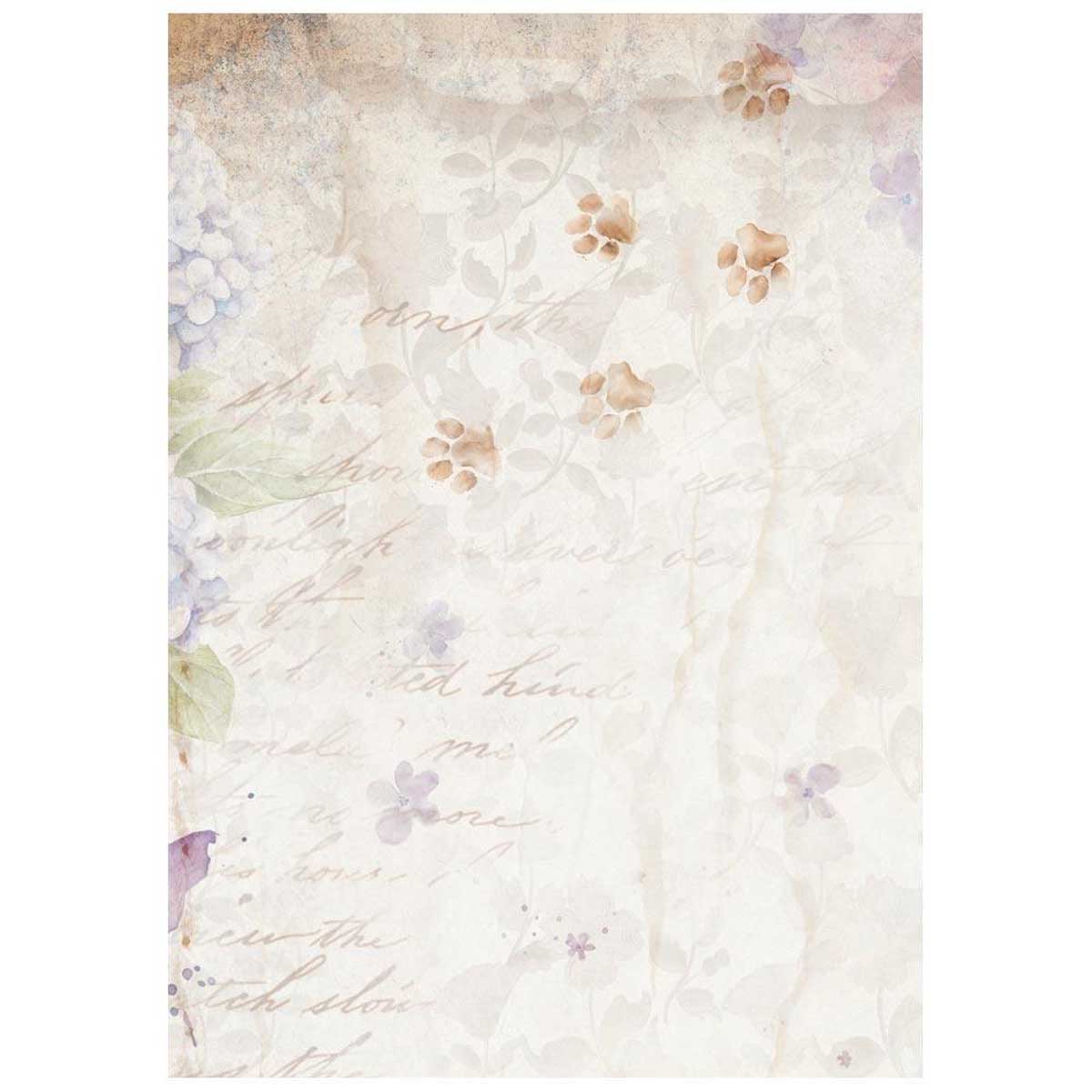 Stamperia Quiet Days Collection - A6 Rice Paper Backgrounds [DFSAK6047] - Image 4